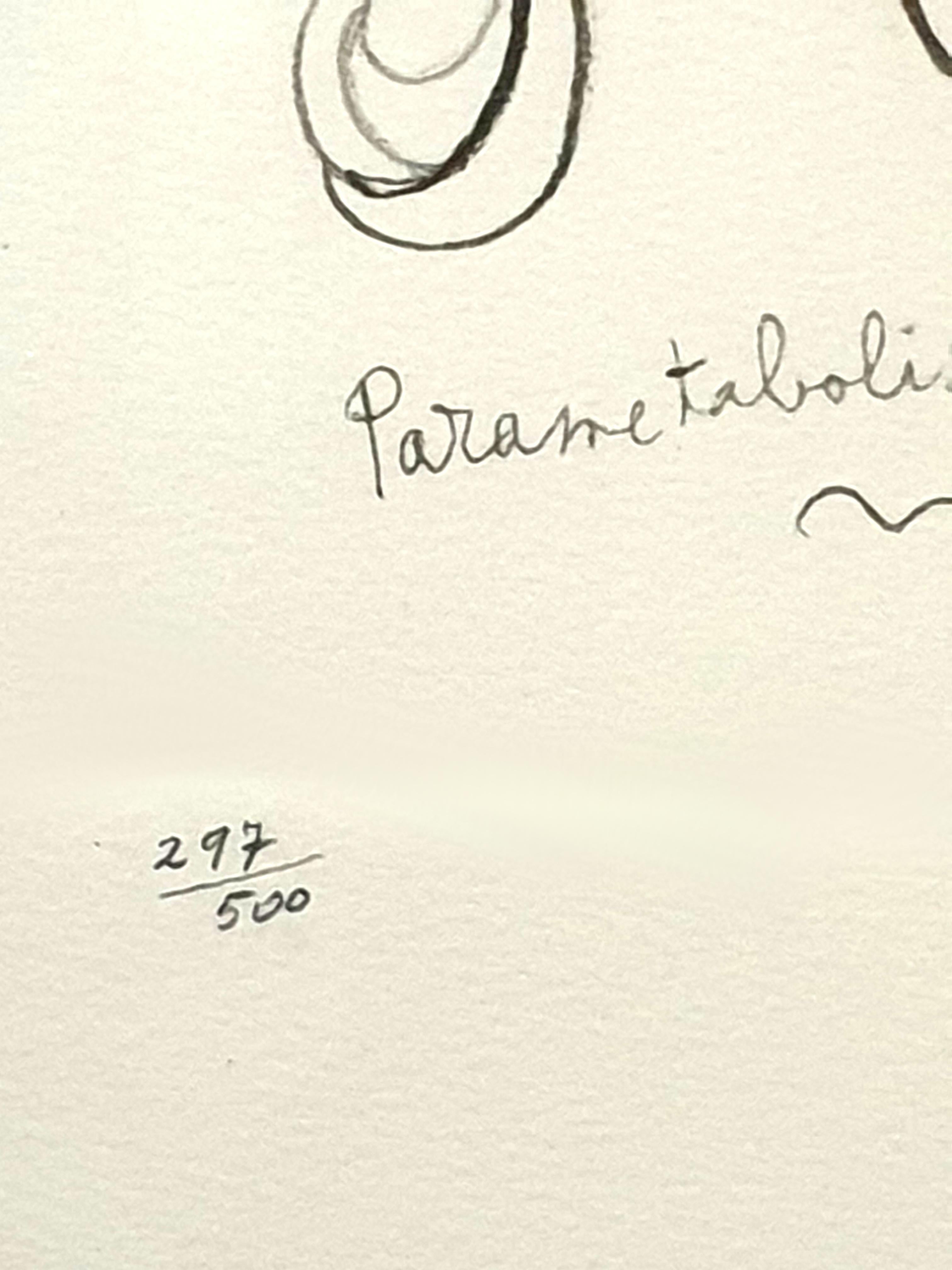 Jean Cocteau - Paramétabolismes - Lithographie originale en vente 3