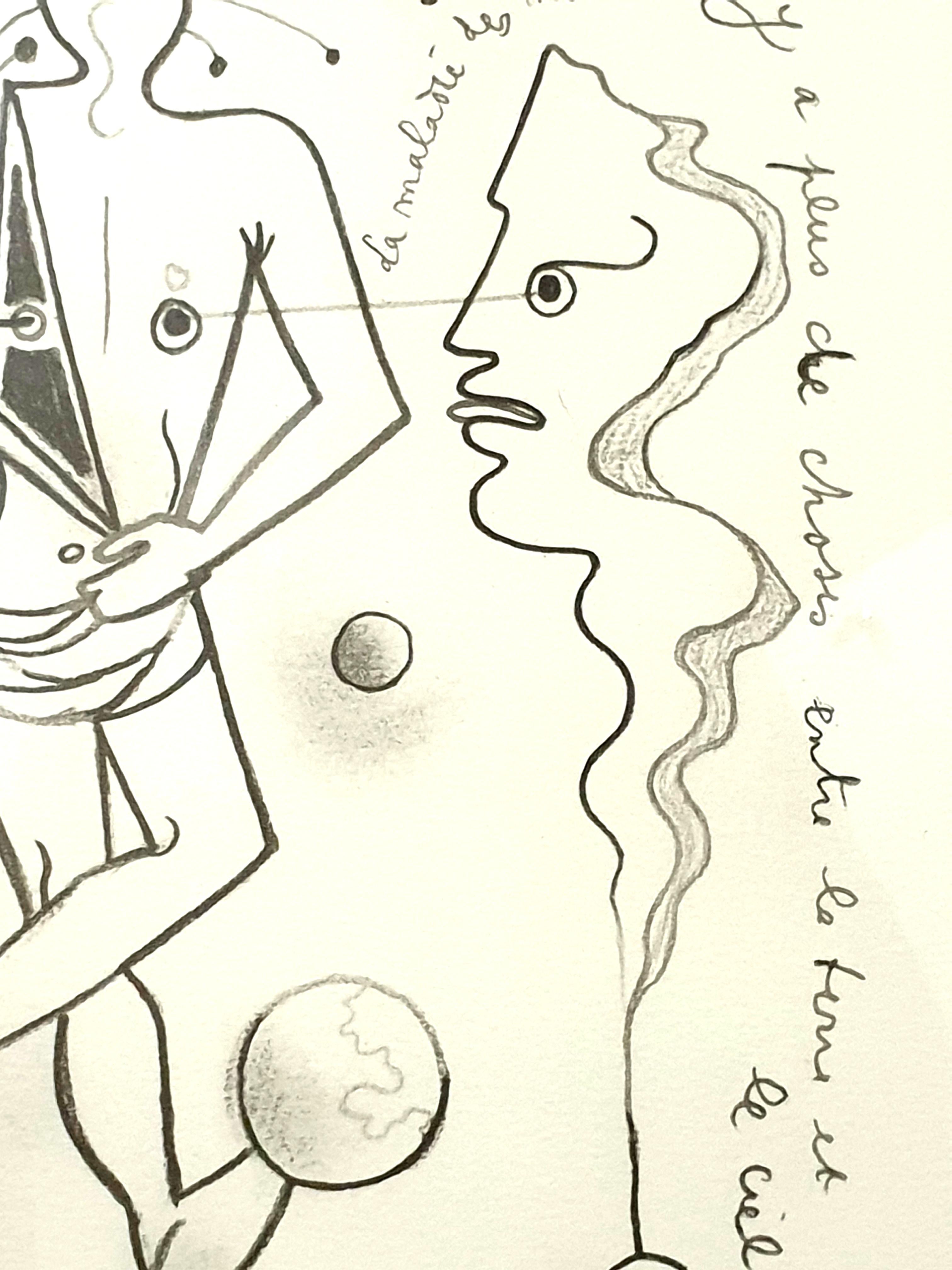 Jean Cocteau - Parametabolismes - Original Lithographie im Angebot 6