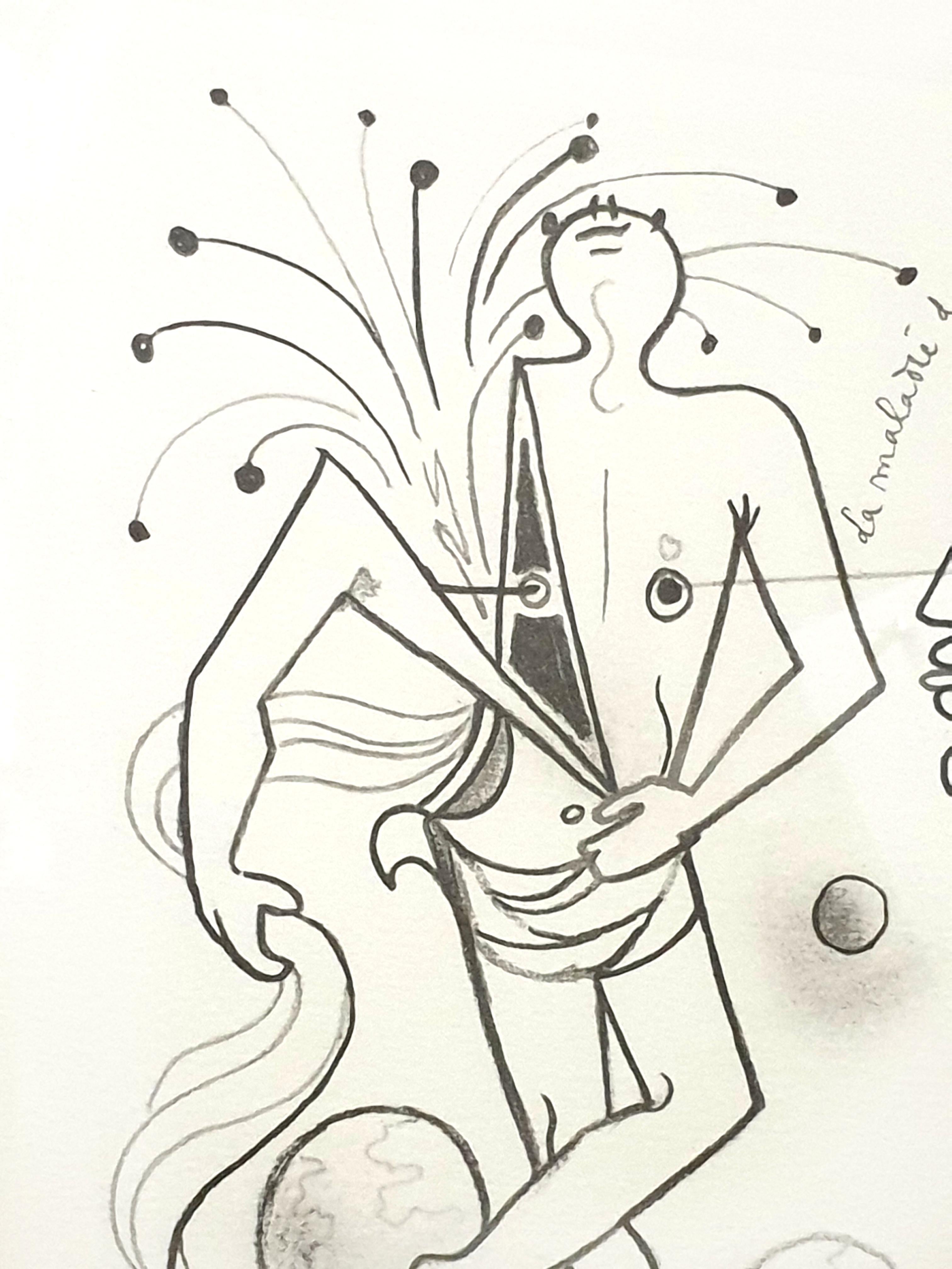 Jean Cocteau - Parametabolismes - Original Lithographie im Angebot 7