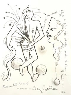 Jean Cocteau - Parametabolismes - Original Lithographie