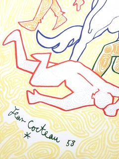 Jean Cocteau - Poets - Original Lithograph