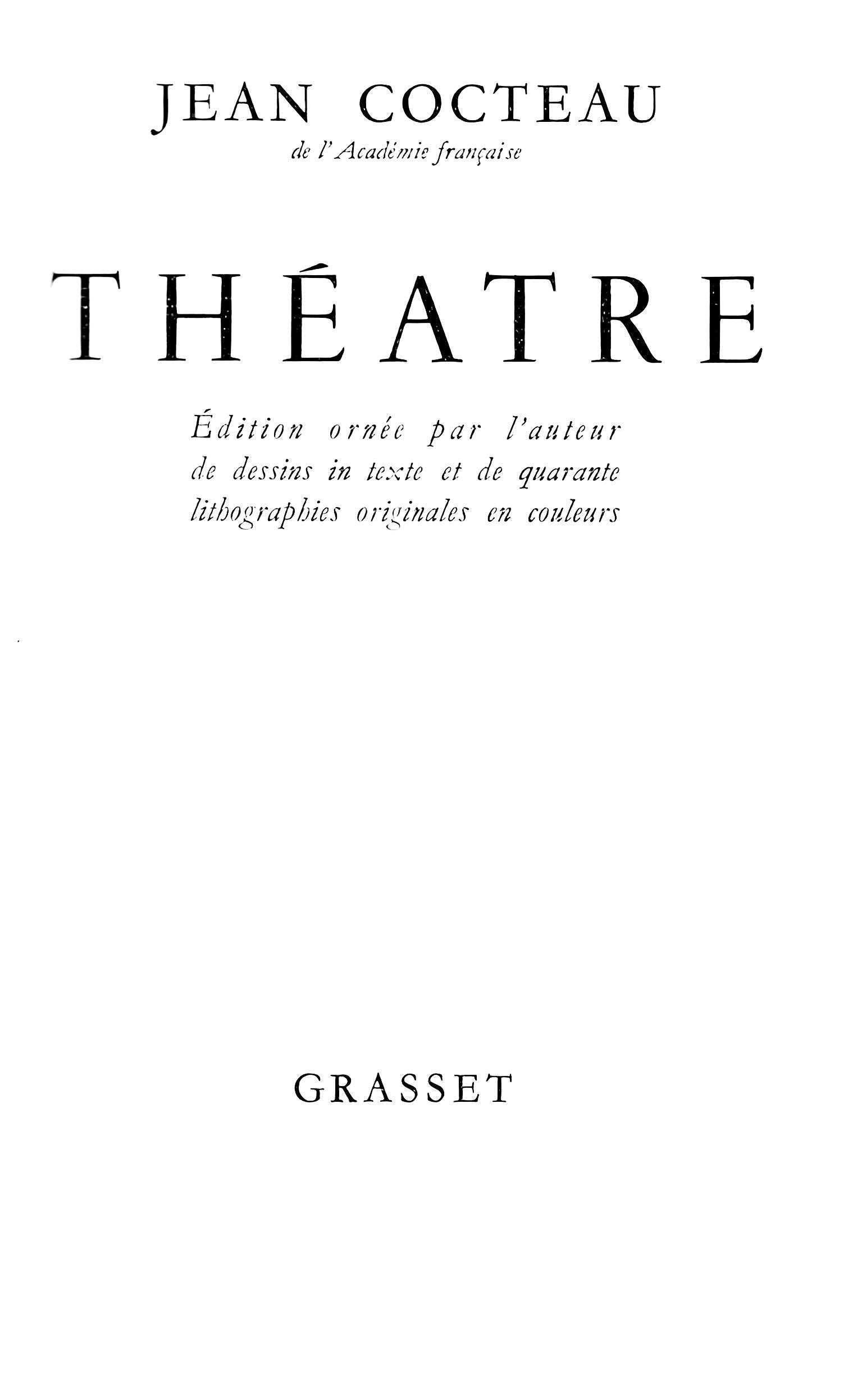 Jean Cocteau, Scene XIX, The Knights of the Round Table, from Theatre, 1957 For Sale 4