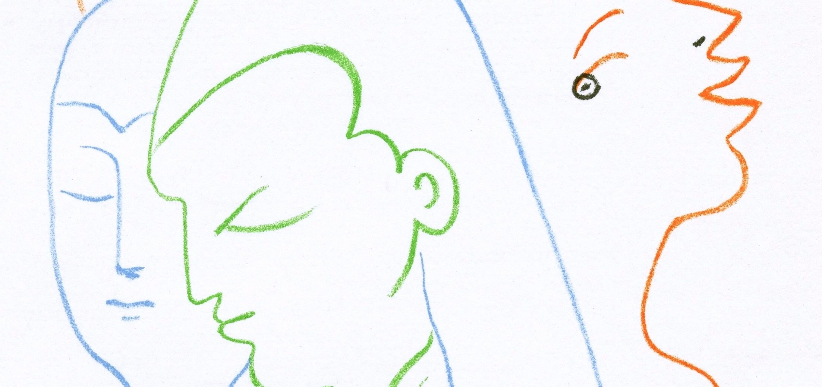 Jean Cocteau, Scene XVI, The Knights of the Round Table, from Theatre, 1957 For Sale 1