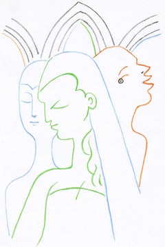 Jean Cocteau, Scene XVI, The Knights of the Round Table, from Theatre, 1957