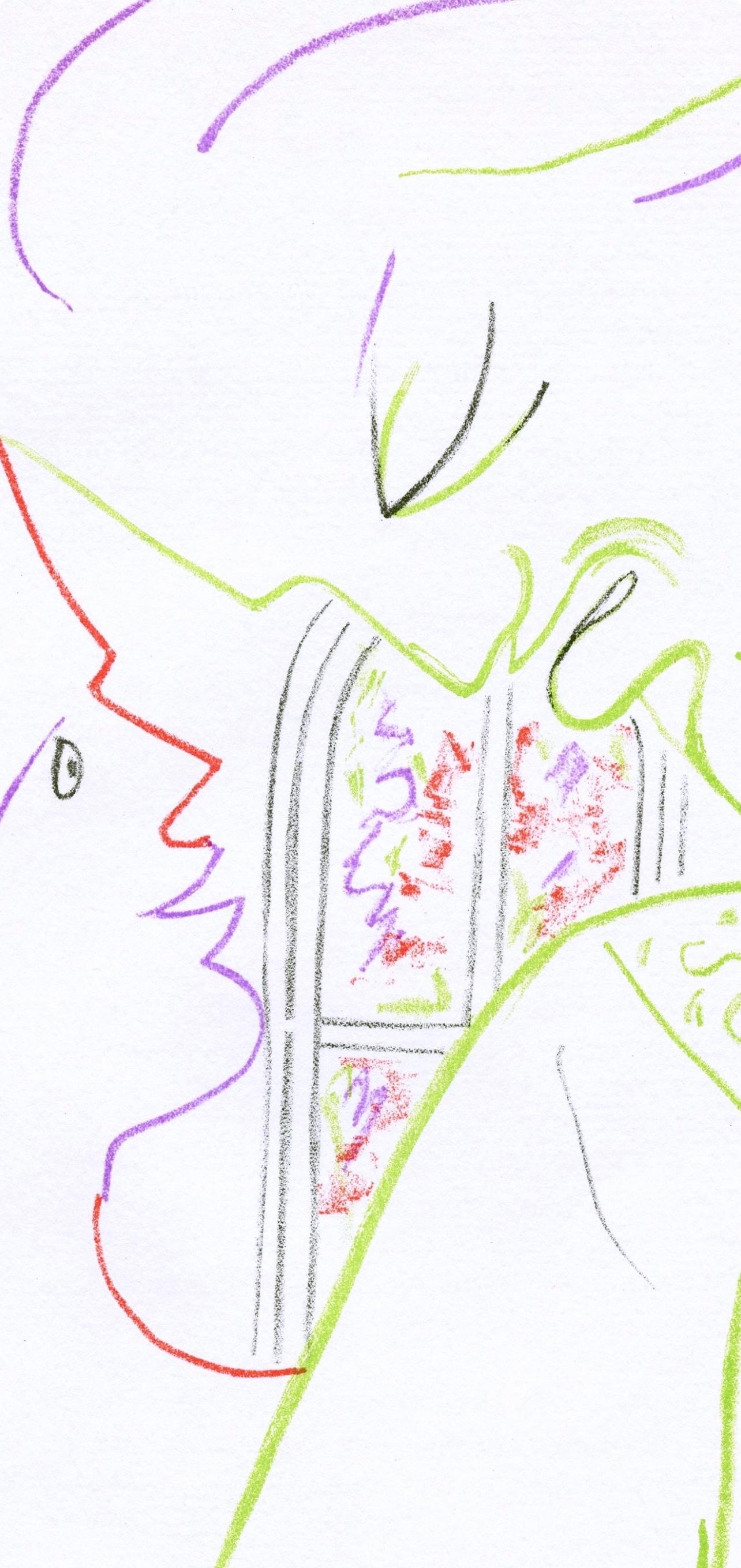 Jean Cocteau, Scene XVIII, The Knights of the Round Table, from Theatre, 1957 For Sale 1