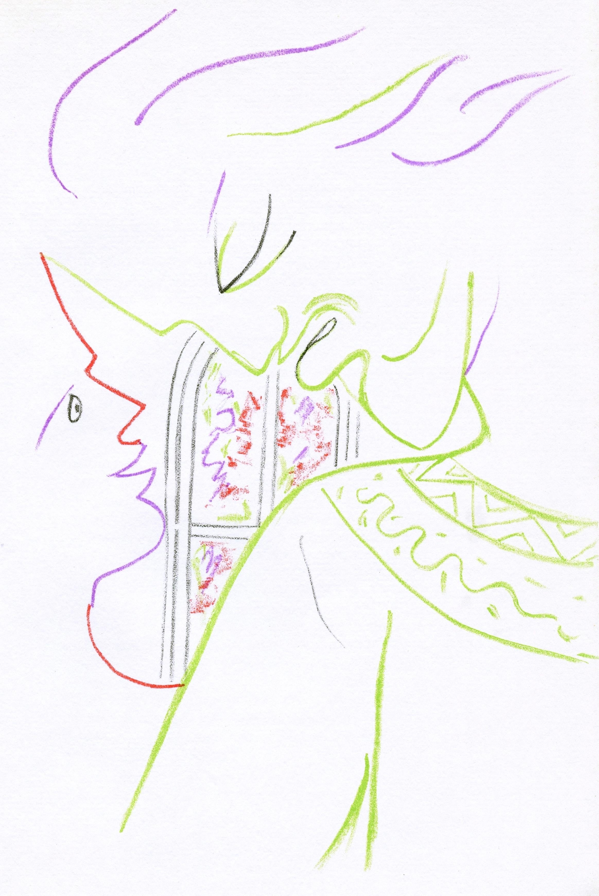 This exquisite lithograph by Jean Cocteau (1889–1963), titled Scene XVIII, Les Chevaliers de la Table Ronde (Scene XVIII, The Knights of the Round Table), originates from the 1957 album Jean Cocteau de l
Academie francaise, Theatre, Edition ornee