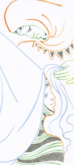 Jean Cocteau, Scene XXIX, Renaud and Armide, from Theatre, 1957