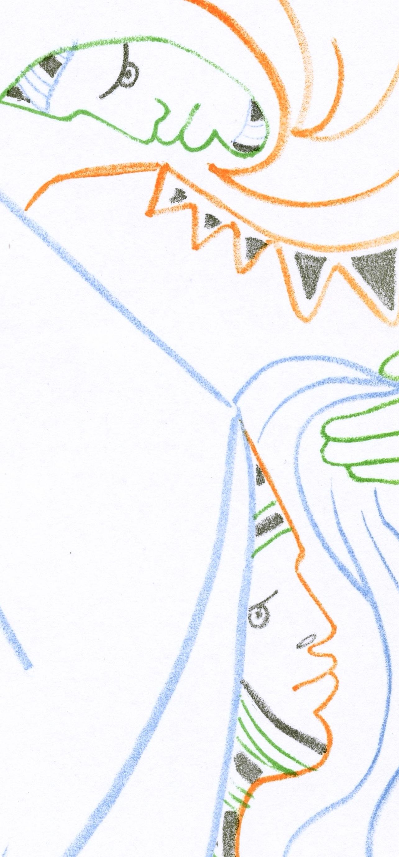 Jean Cocteau, Scene XXIX, Renaud and Armide, from Theatre, 1957 For Sale 3