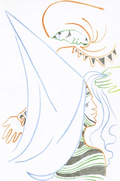 Jean Cocteau, Scene XXIX, Renaud and Armide, from Theatre, 1957