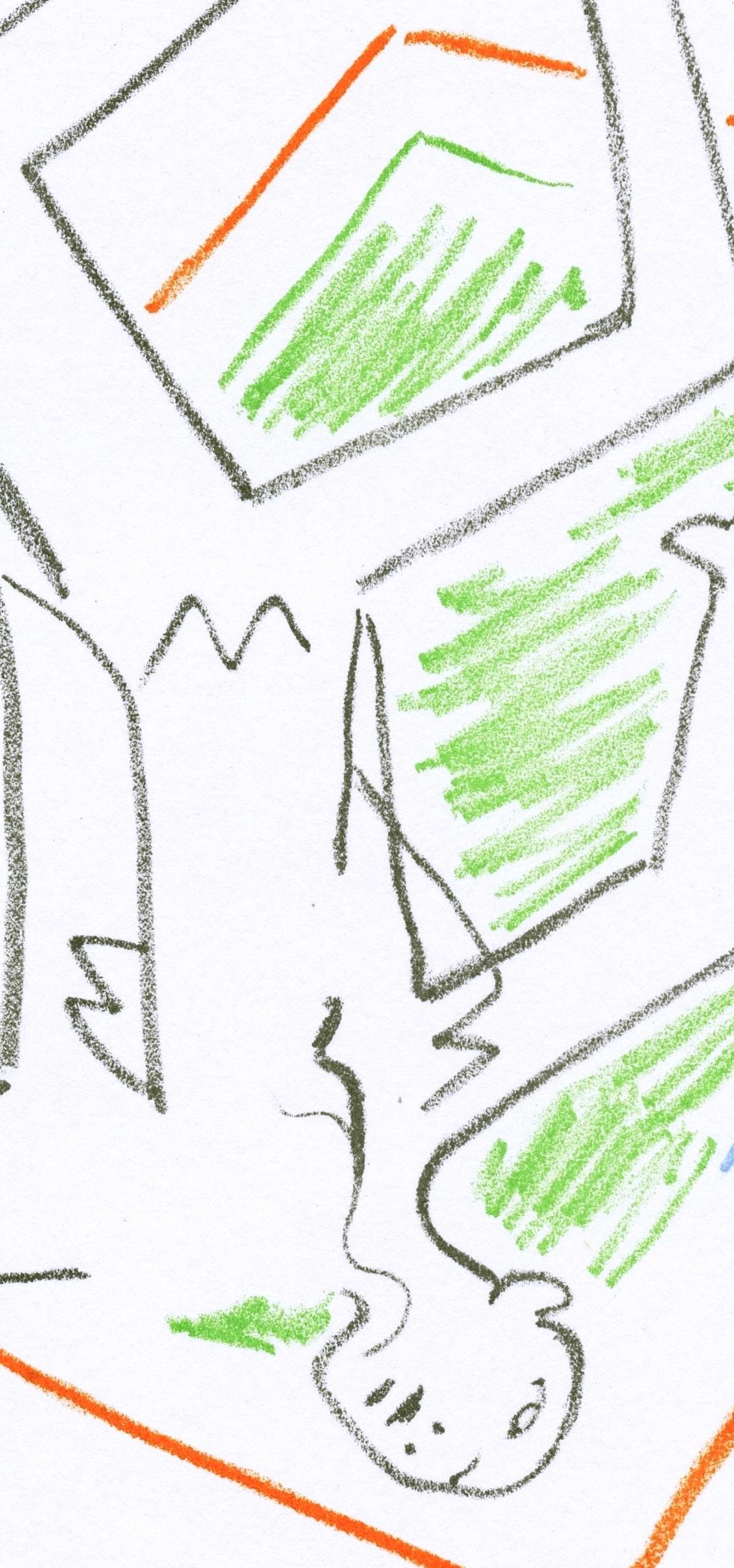 Jean Cocteau, Scène XXV, La machine à écrire, du Théâtre, 1957 en vente 3