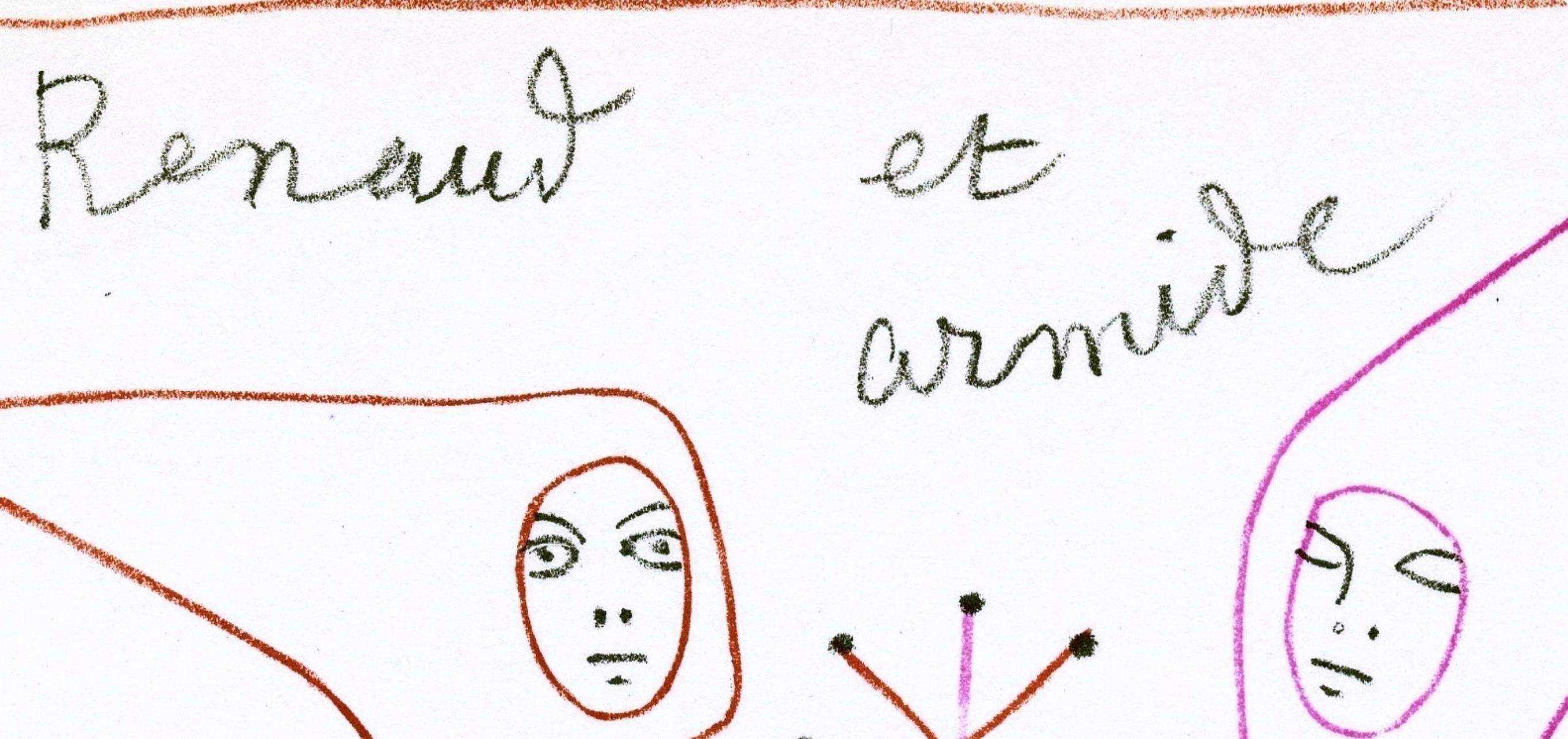 Jean Cocteau, Scene XXVI, Renaud and Armide, from Theatre, 1957 For Sale 2