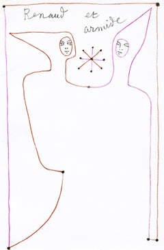 Jean Cocteau, Scene XXVI, Renaud and Armide, from Theatre, 1957