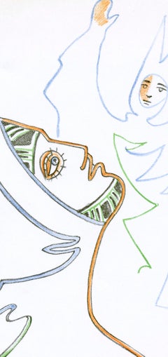 Jean Cocteau, Scene XXVII, Renaud and Armide, from Theatre, 1957