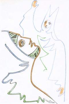 Jean Cocteau, Scene XXVII, Renaud and Armide, from Theatre, 1957