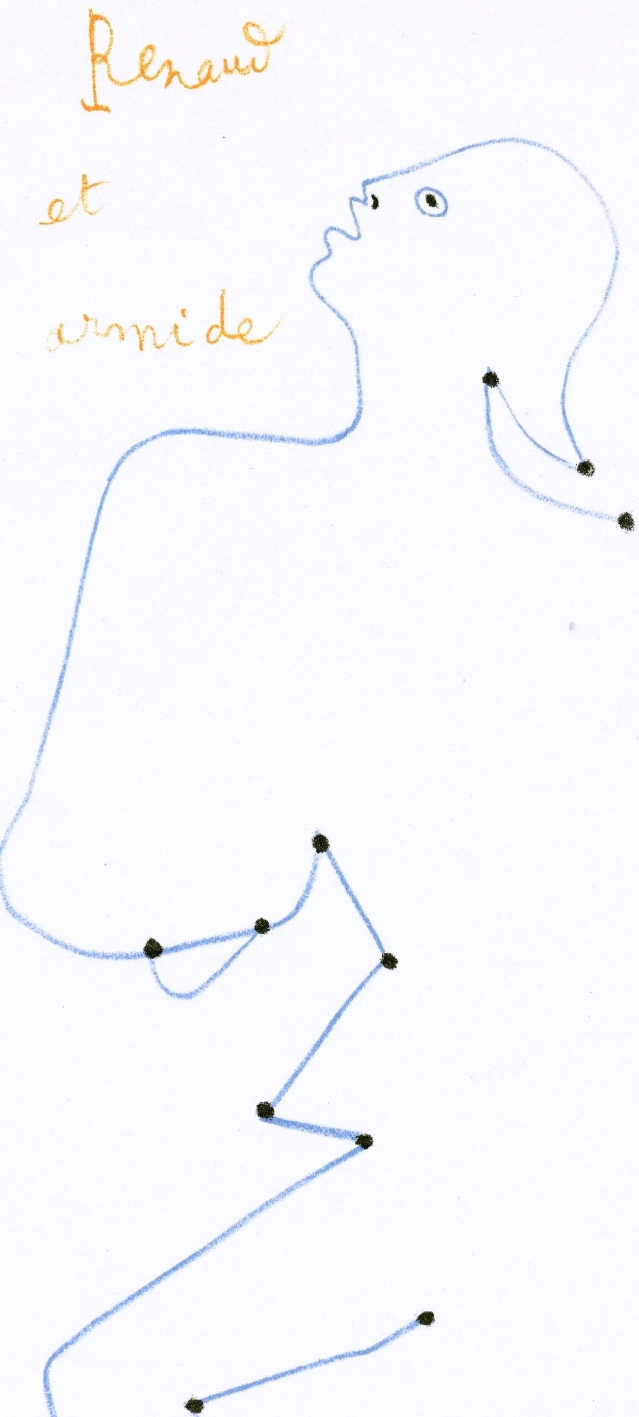 Jean Cocteau, Scene XXVIII, Renaud and Armide, from Theatre, 1957 For Sale 1