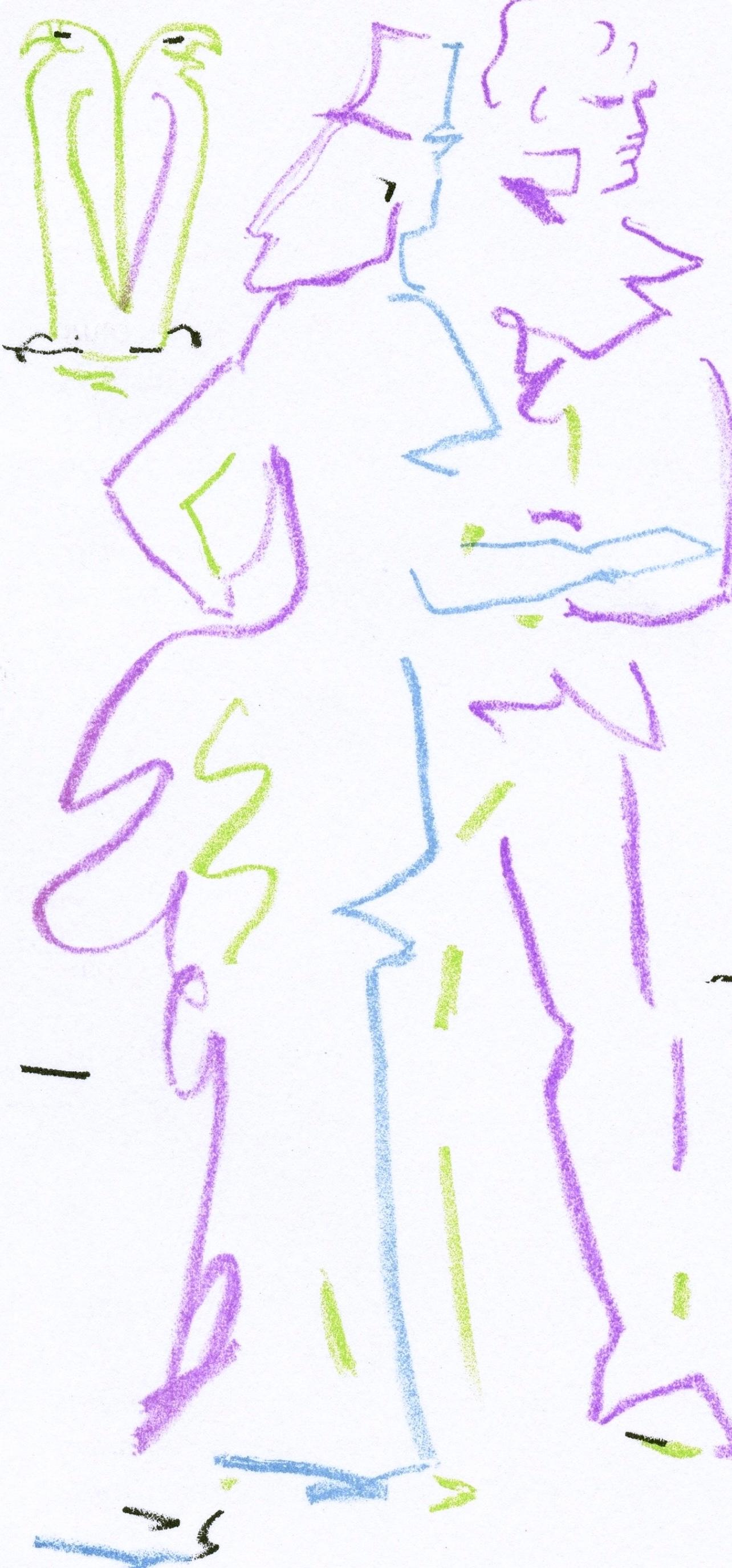 Jean Cocteau, Szene XXXI, Der Adler mit den zwei Köpfen, aus Theater, 1957 im Angebot 1