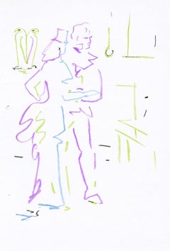 Jean Cocteau, Scene XXXI, The Eagle with Two Heads, from Theatre, 1957