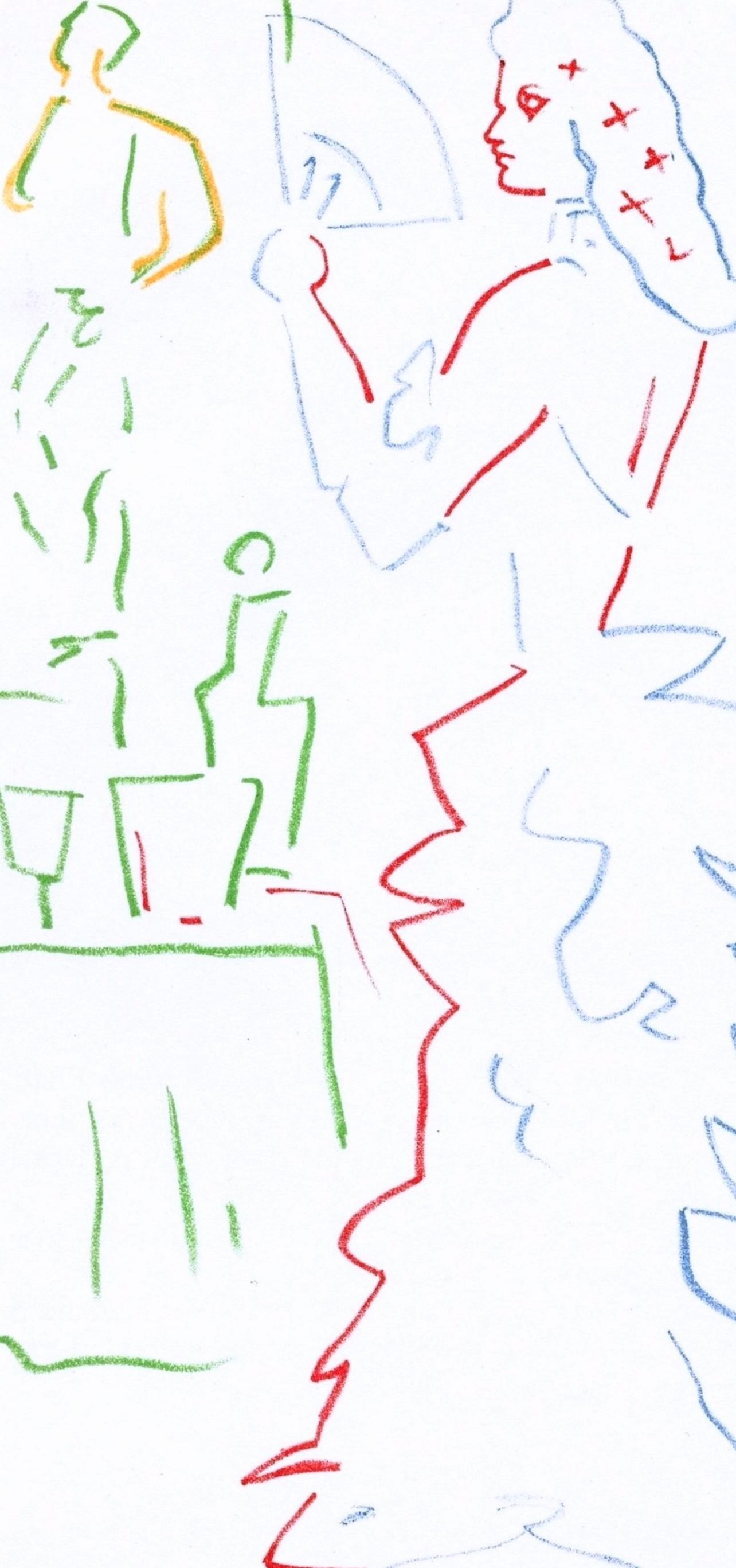 Jean Cocteau, Scène XXXIII, L'aigle à deux têtes, du Théâtre, 1957 en vente 1