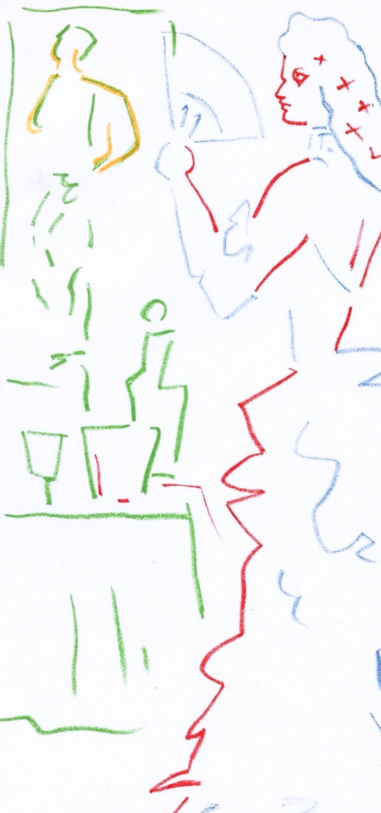 Jean Cocteau, Scène XXXIII, L'aigle à deux têtes, du Théâtre, 1957 en vente 2