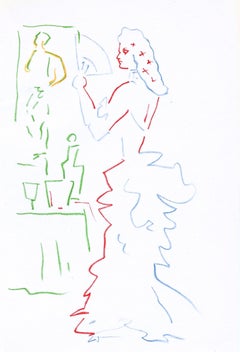 Jean Cocteau, Scene XXXIII, The Eagle with Two Heads, from Theatre, 1957