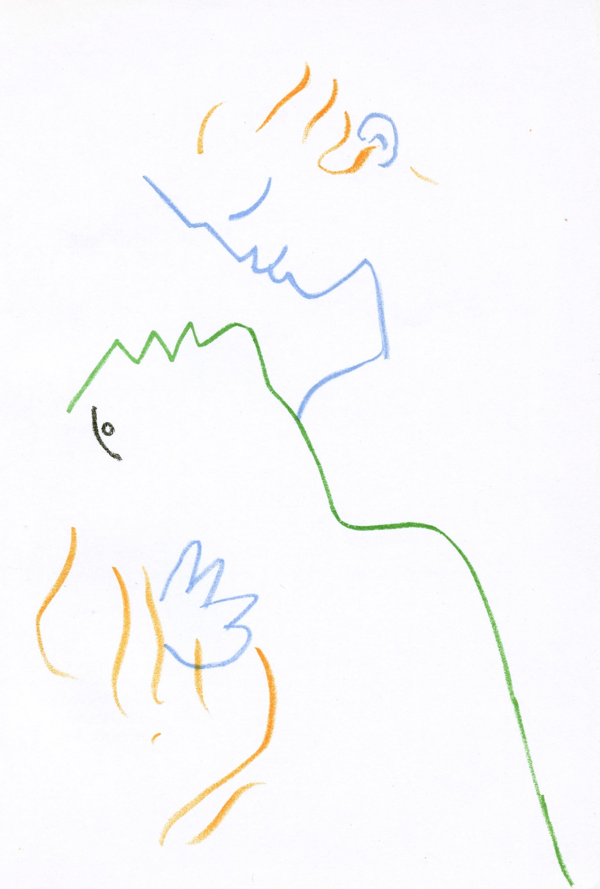 Jean Cocteau, Scene XXXIV, The Eagle with Two Heads, from Theatre, 1957