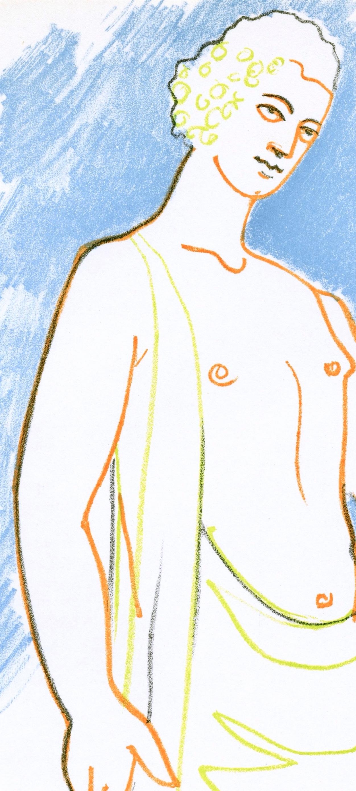 Jean Cocteau, Scene XXXV, Bacchus, from Theatre, 1957 For Sale 2