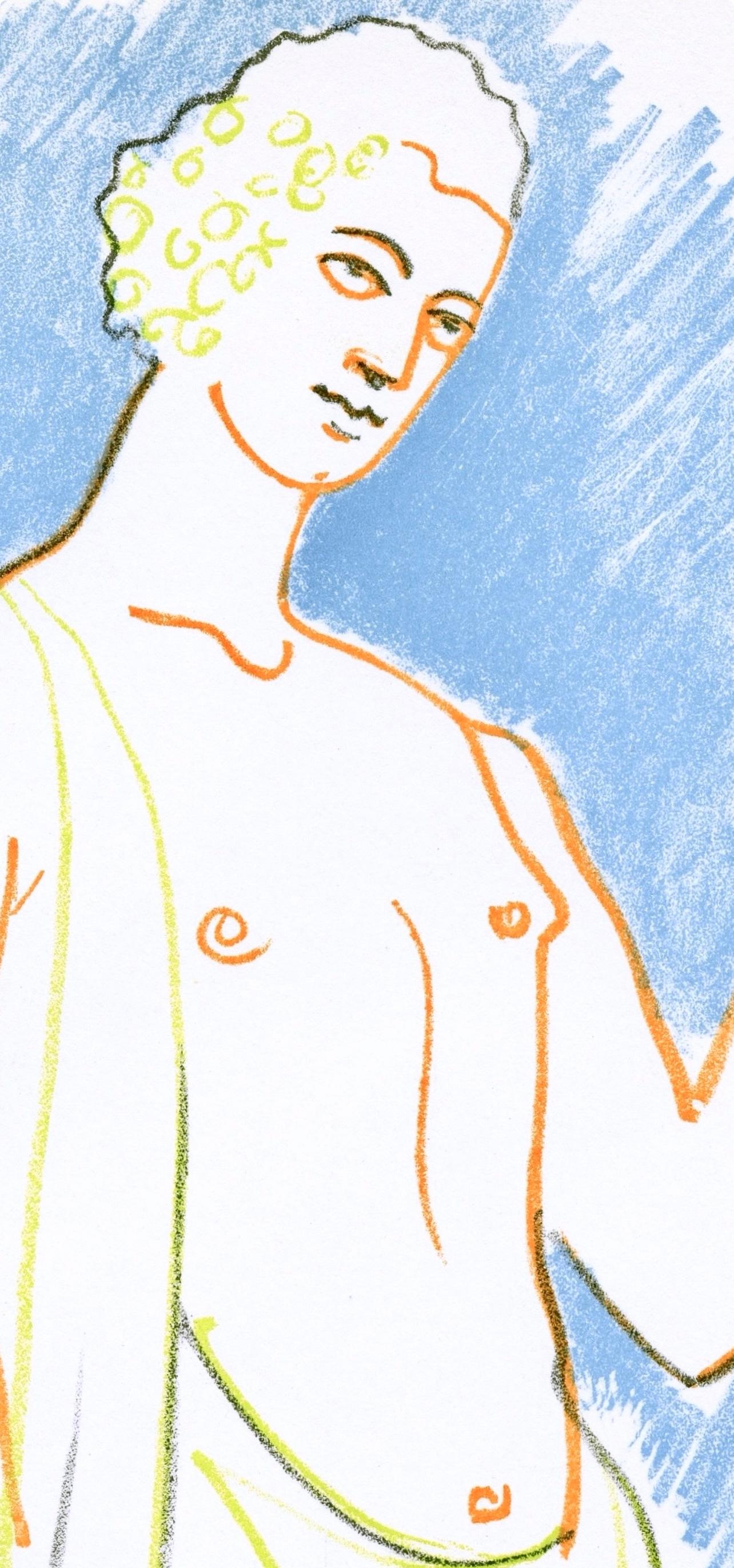 Jean Cocteau, Scene XXXV, Bacchus, from Theatre, 1957 For Sale 3