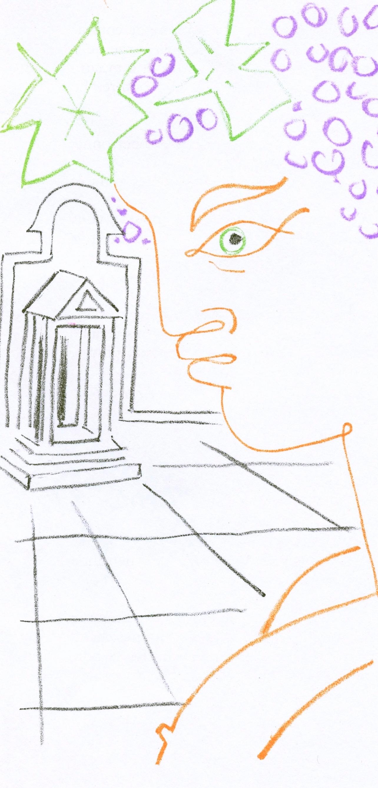 Jean Cocteau, Scene XXXVI, Bacchus, from Theatre, 1957 For Sale 1