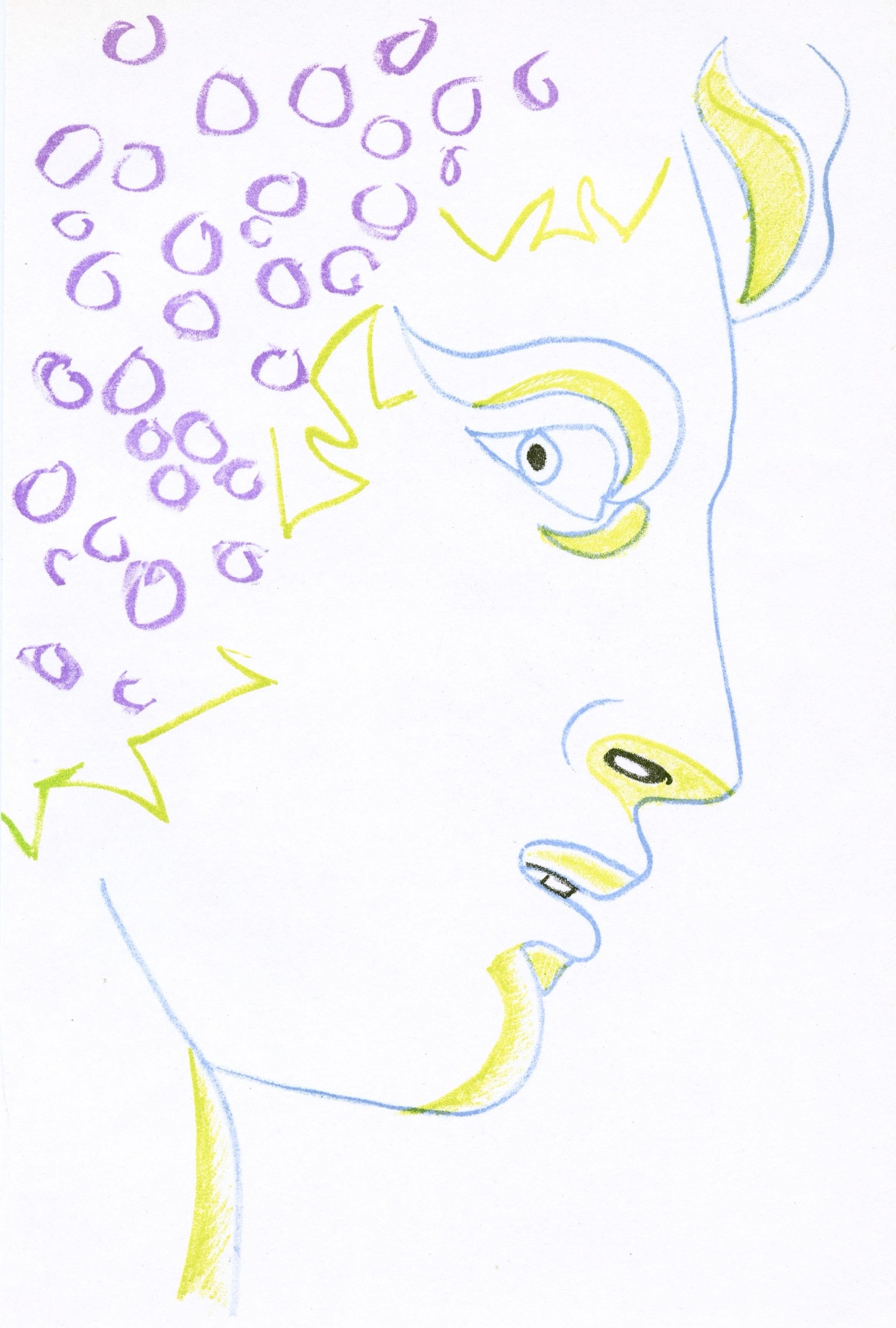 Jean Cocteau, Scene XXXVII, Bacchus, from Theatre, 1957