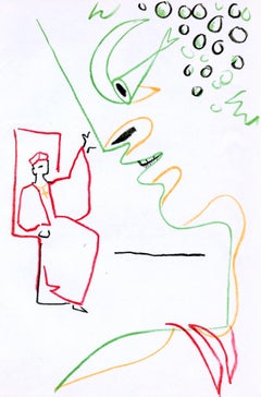 Jean Cocteau, Scene XXXVIII, Bacchus, from Theatre, 1957