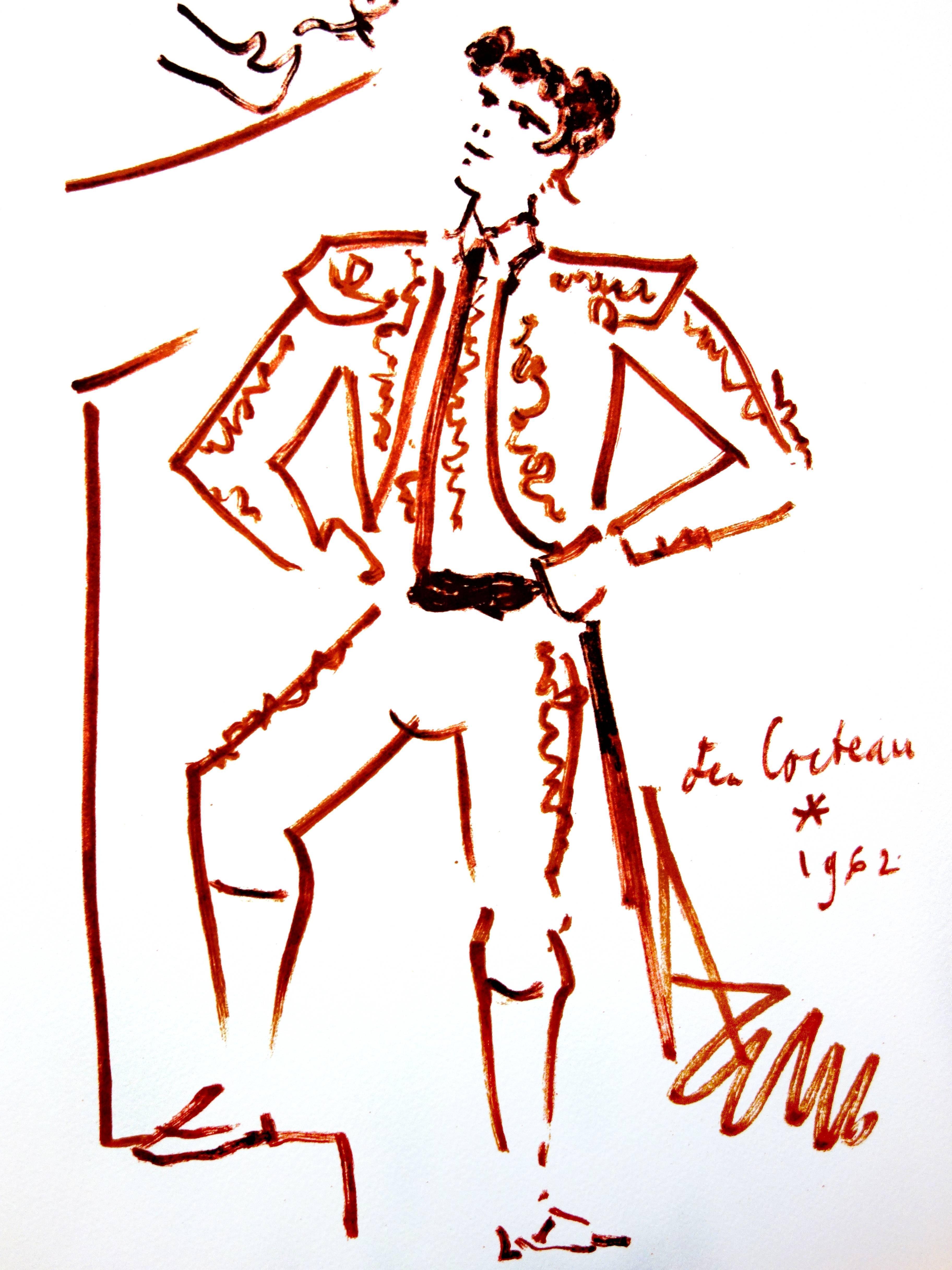Jean Cocteau - Strength - Original Lithograph