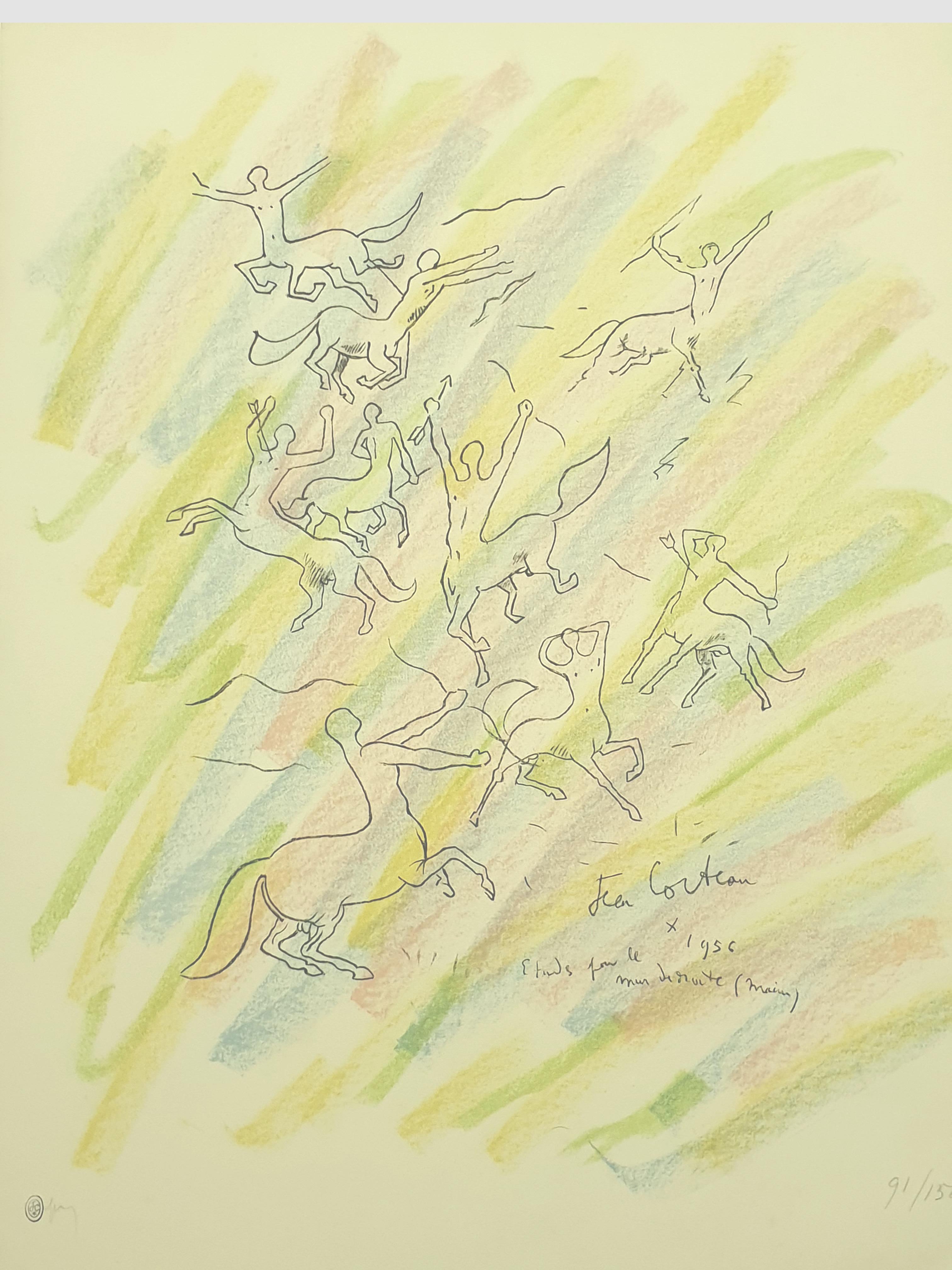 Jean Cocteau - Studio per il muro - Litografia originale firmata a mano
Firmato a matita e numerato
Dimensioni: 65 x 50 cm
Edizione: 150
1956