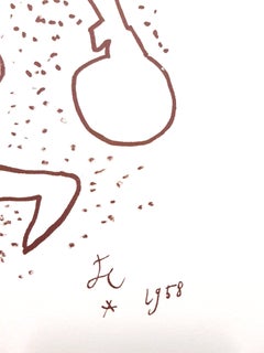 Jean Cocteau - The Boxer - Original Lithograph