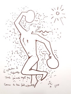 Jean Cocteau - The Boxer - Original Lithograph