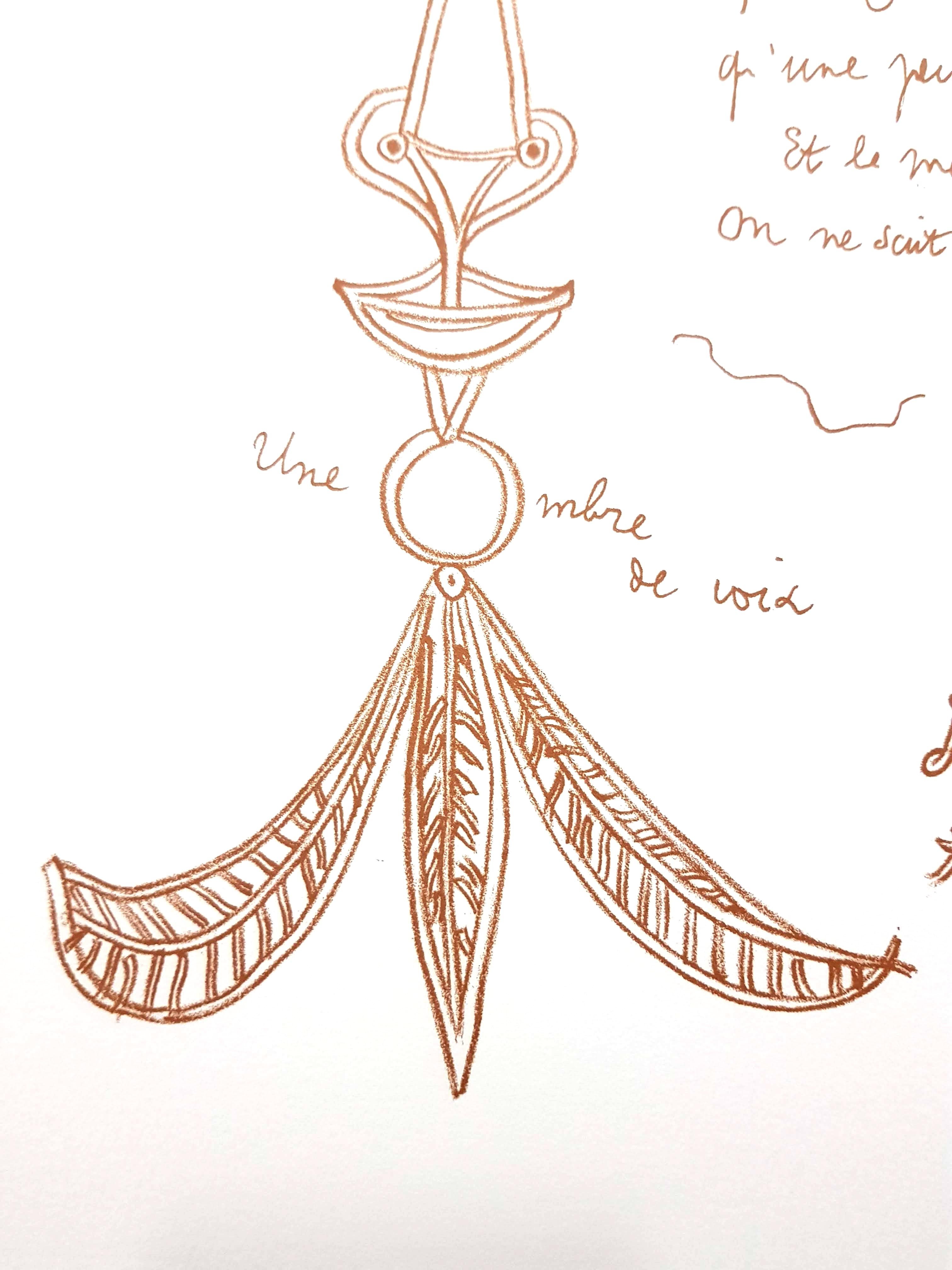 Jean Cocteau - La Voz - Litografía Original en venta 4