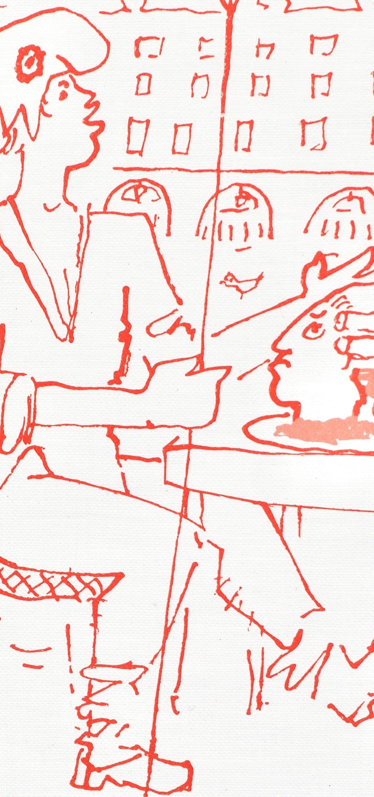 Jean Cocteau, Ohne Titel, aus Rezepte für einen Freund, 1964 im Angebot 1