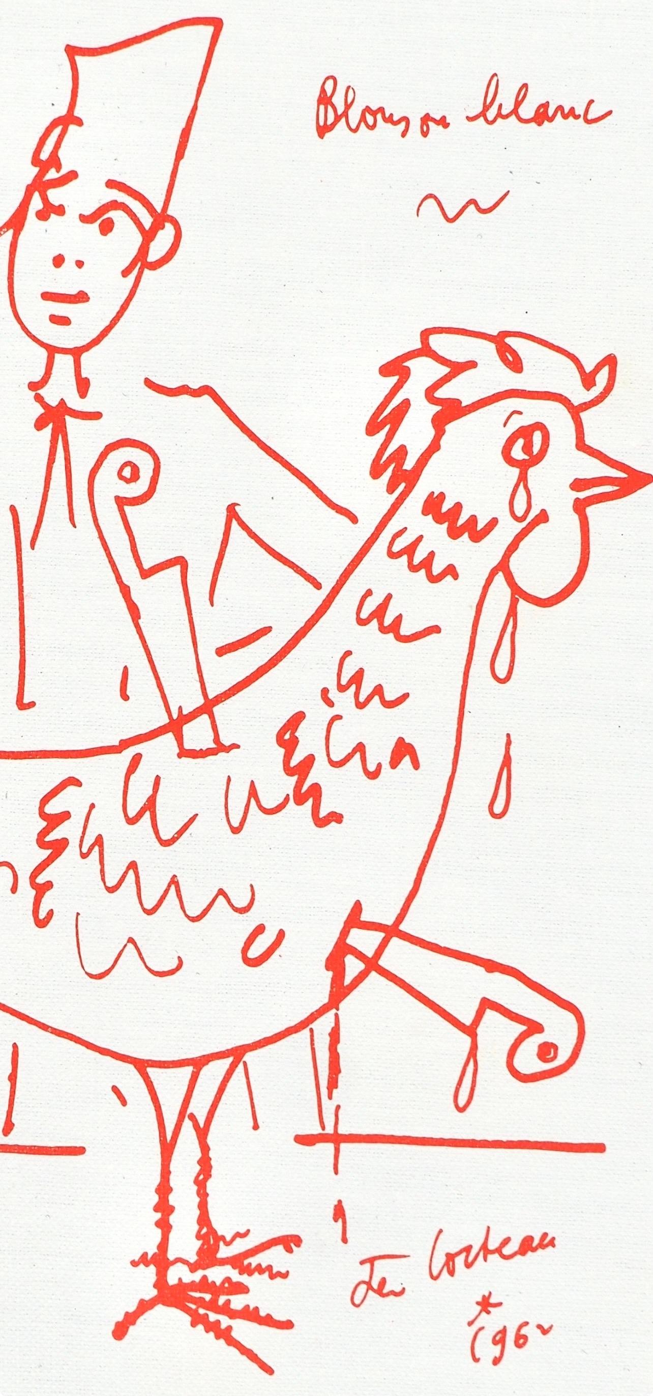 Jean Cocteau, Senza titolo, da Ricette per un amico, 1964 in vendita 1