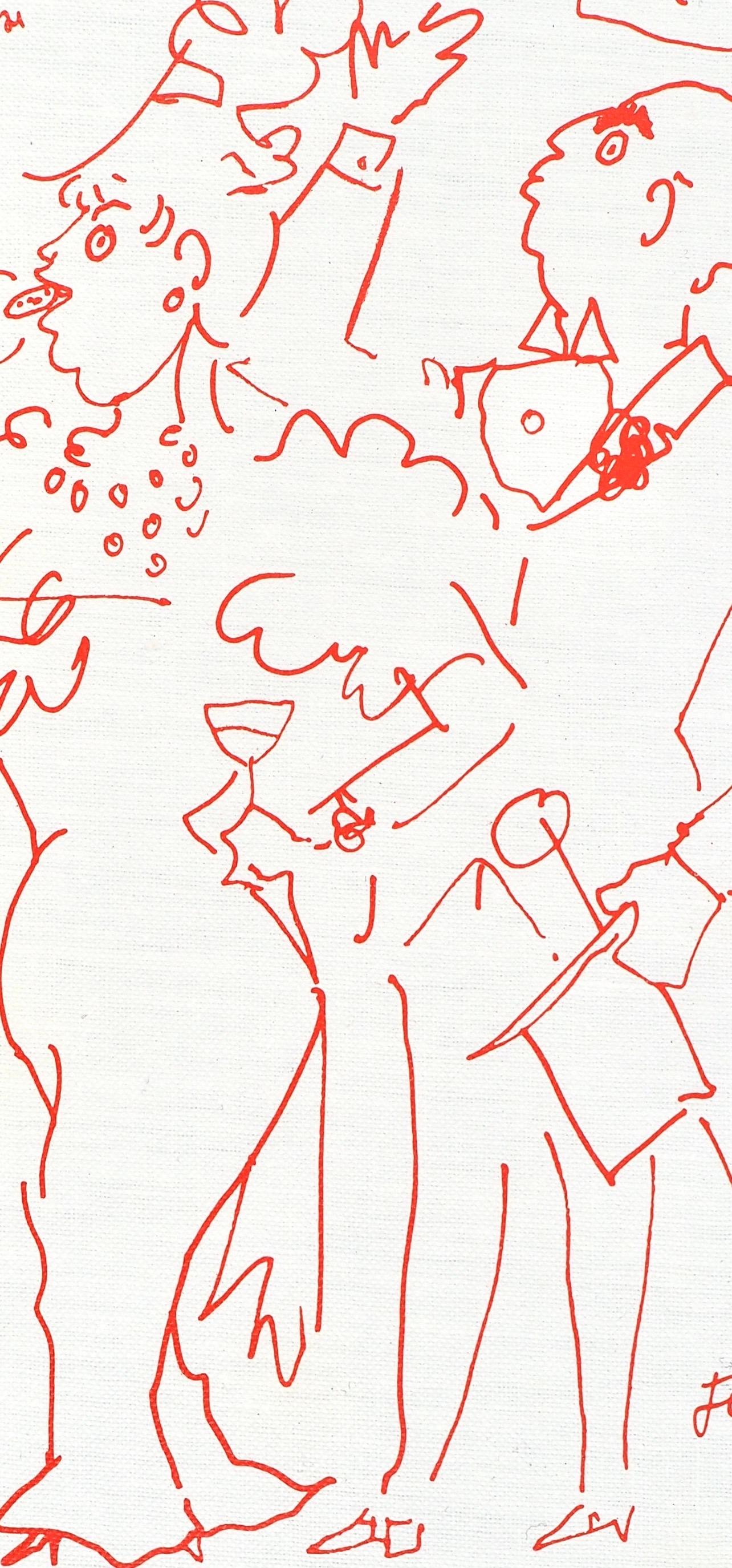 Jean Cocteau, Untitled, from Recipes for a Friend, 1964 For Sale 1