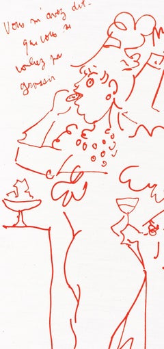 Jean Cocteau, Untitled, from Recipes for a Friend, 1964