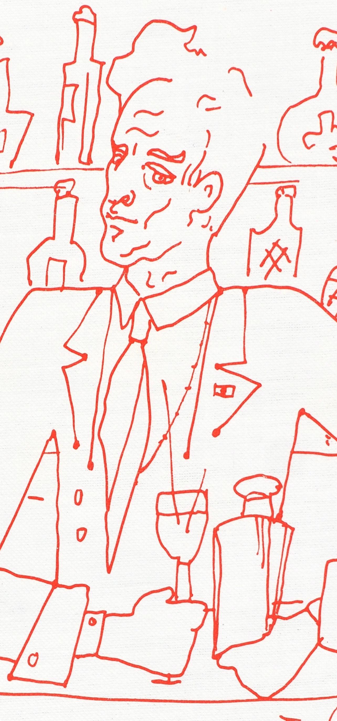 Jean Cocteau, Untitled, from Recipes for a Friend, 1964 For Sale 1