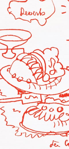 Jean Cocteau, Untitled, from Recipes for a Friend, 1964