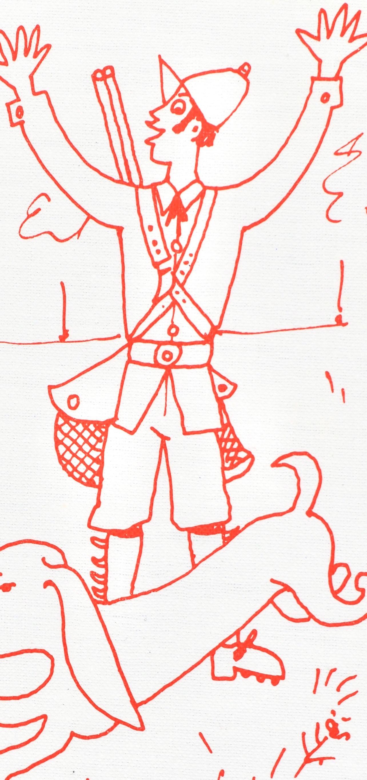 Jean Cocteau, Untitled, from Recipes for a Friend, 1964 in vendita 1