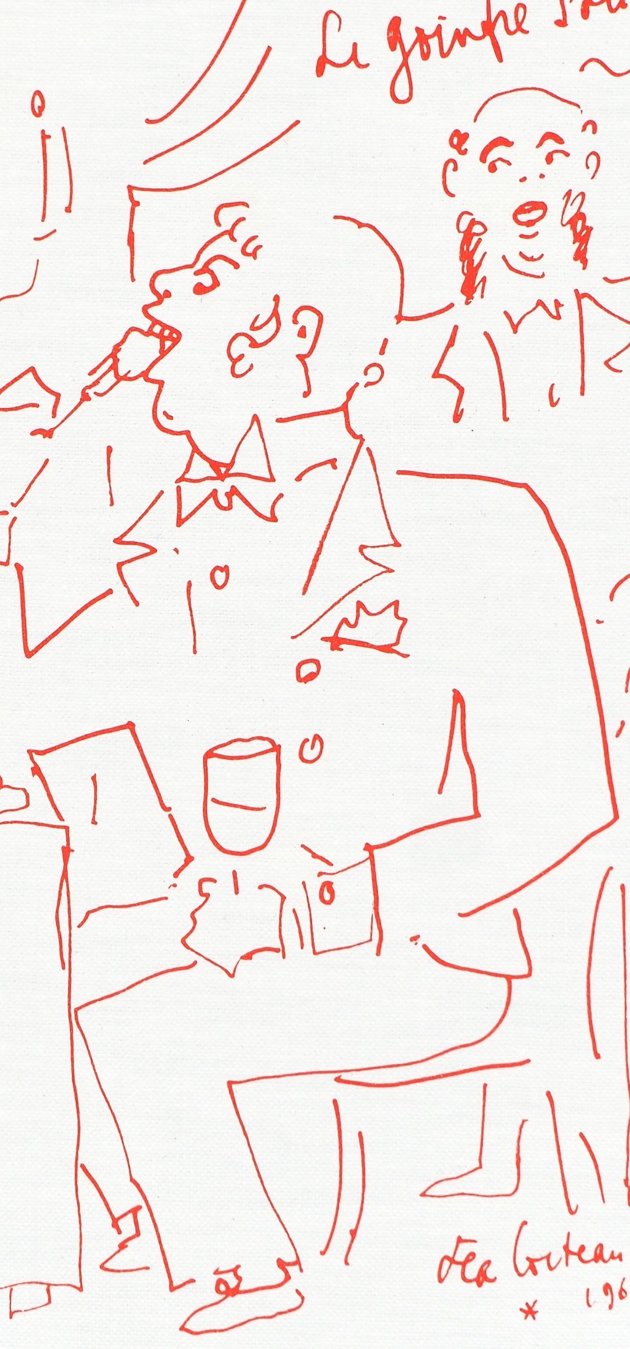 Jean Cocteau, Untitled, from Recipes for a Friend, 1964 in vendita 1