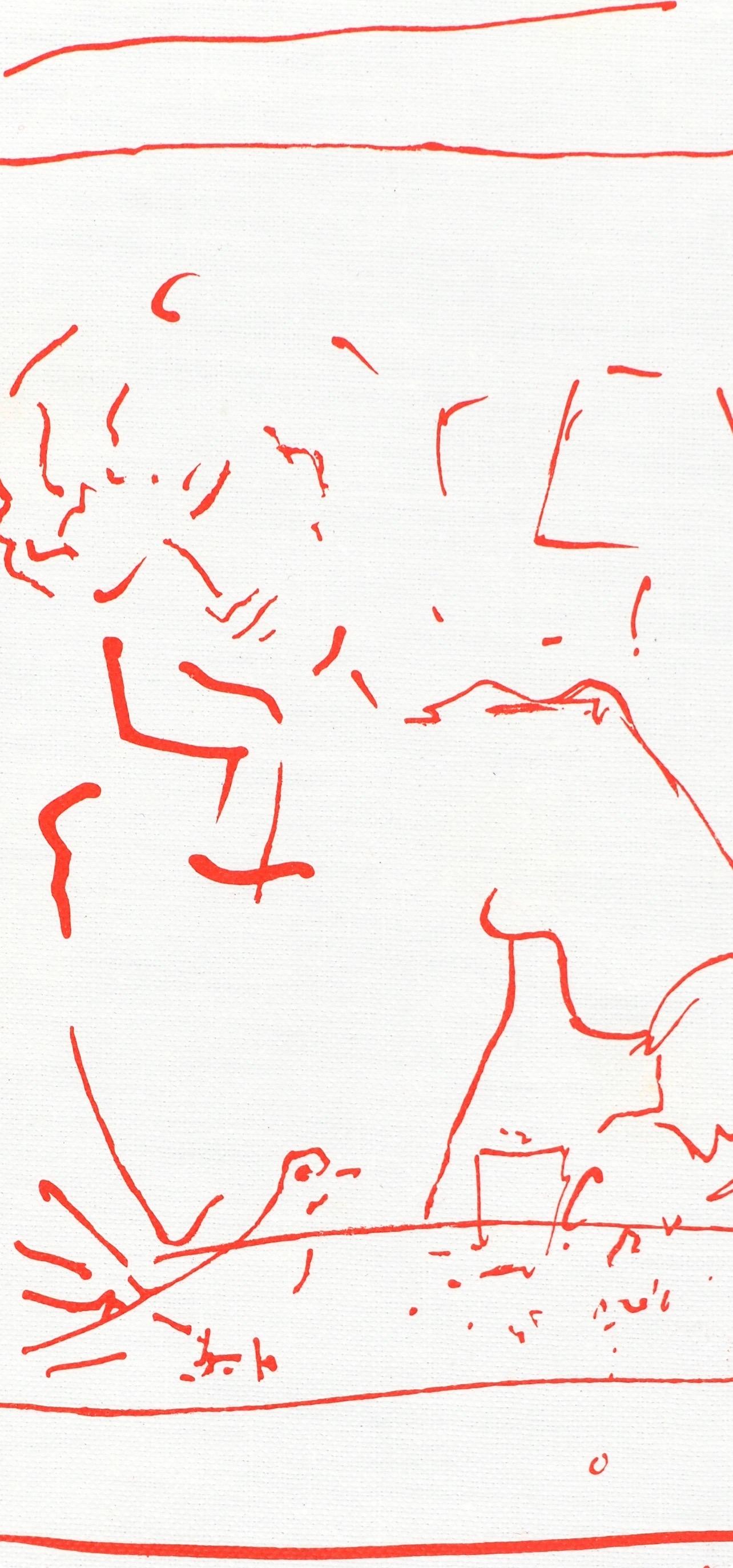 Jean Cocteau, Untitled, from Recipes for a Friend, 1964 in vendita 1