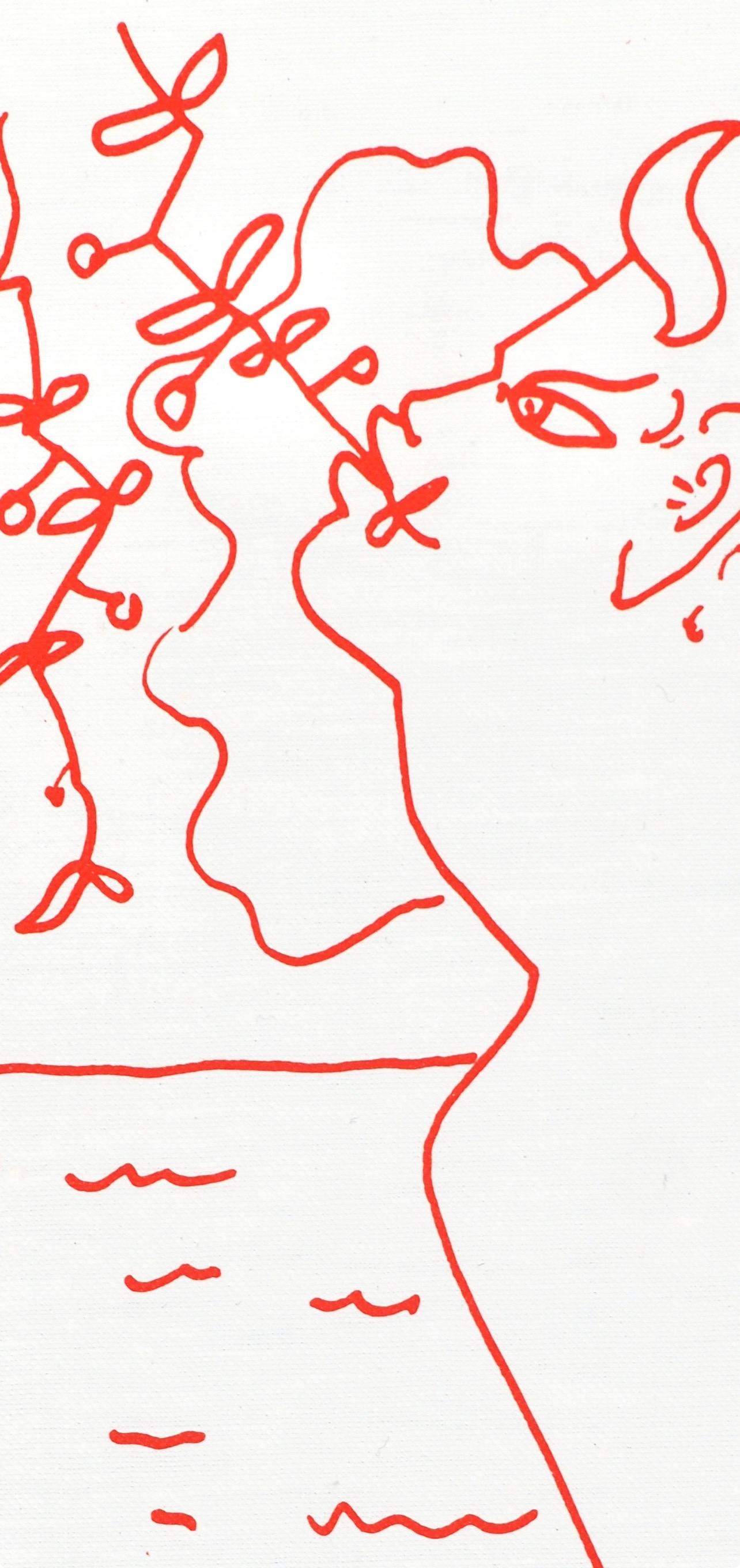 Jean Cocteau, Untitled, from Recipes for a Friend, 1964 in vendita 1