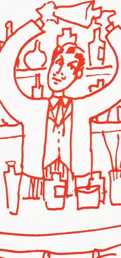 Jean Cocteau, Untitled, from Recipes for a Friend, 1964