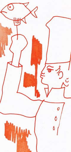 Jean Cocteau, Untitled, from Recipes for a Friend, 1964