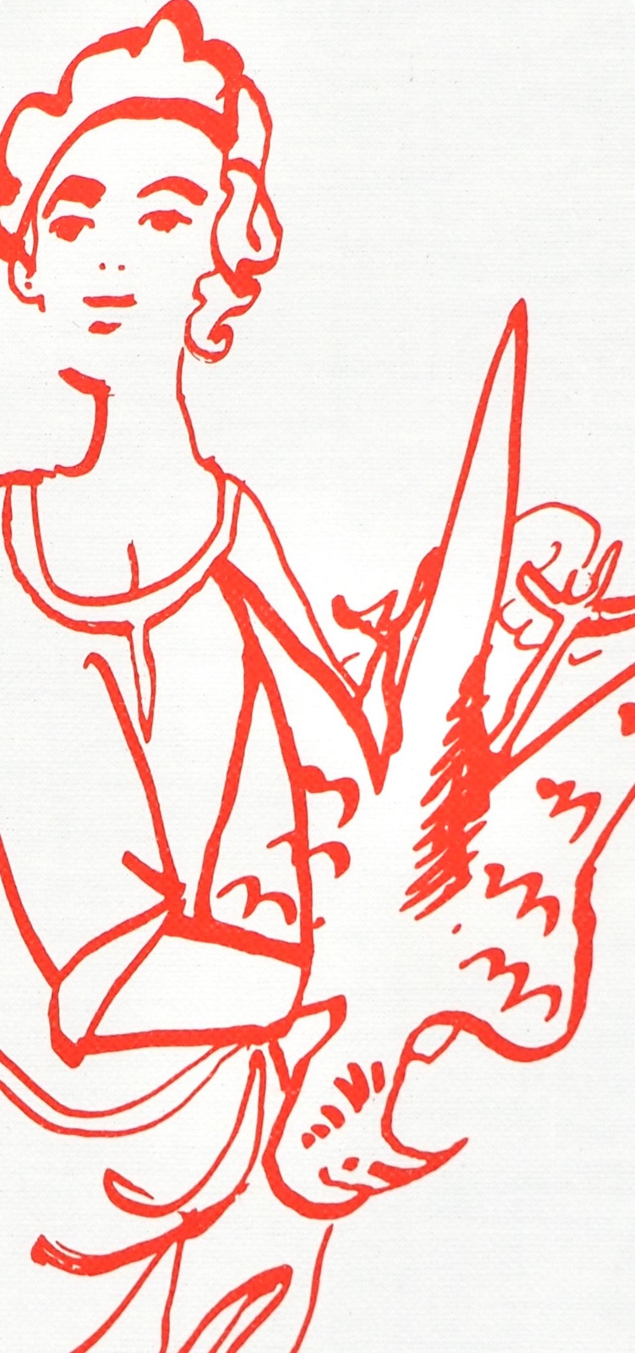 Jean Cocteau, Sin título, de Recetas para un amigo, 1964 en venta 2