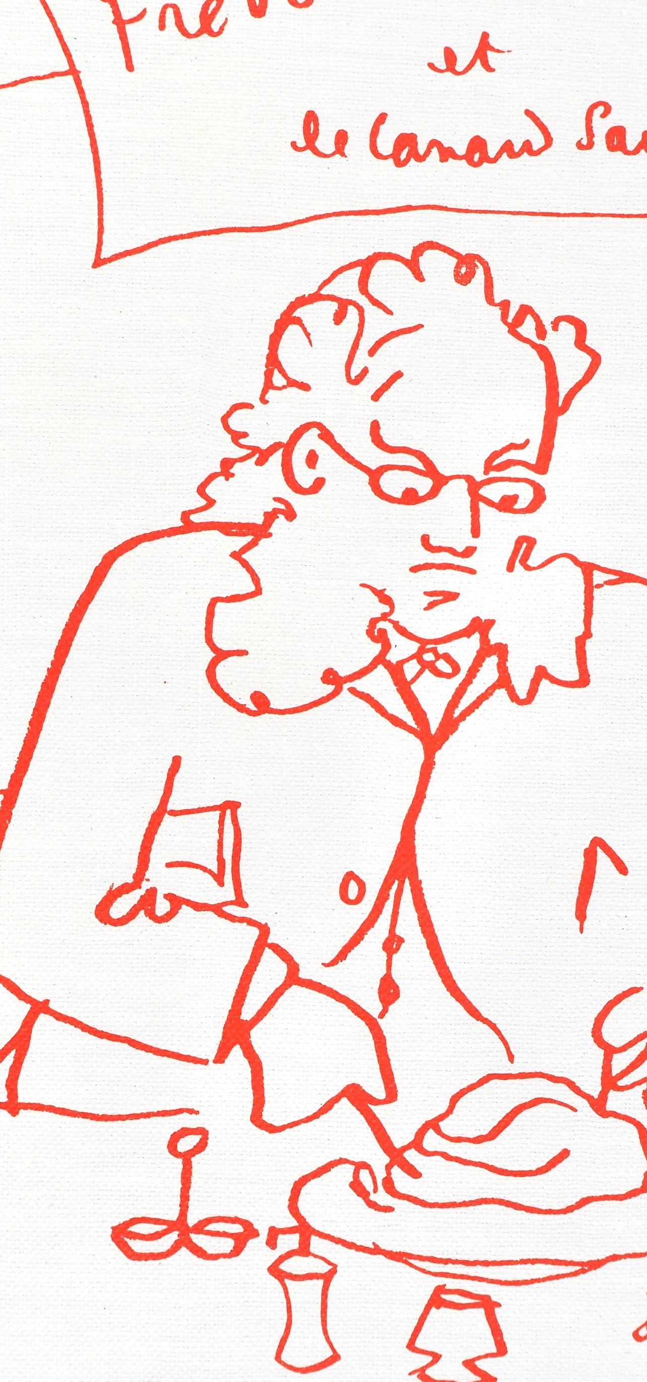 Jean Cocteau, Ohne Titel, aus Rezepte für einen Freund, 1964 im Angebot 2