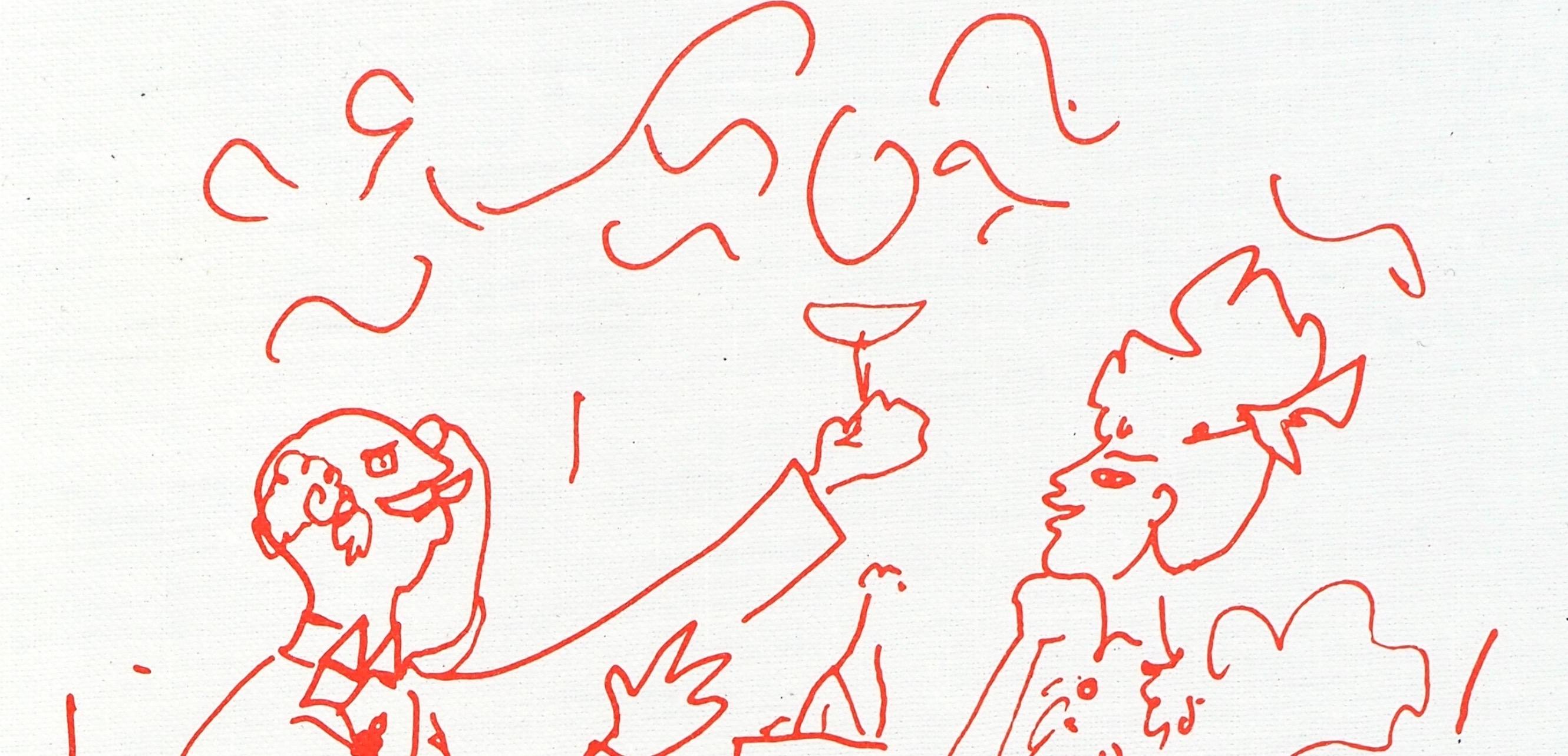 Jean Cocteau, Untitled, from Recipes for a Friend, 1964 For Sale 2